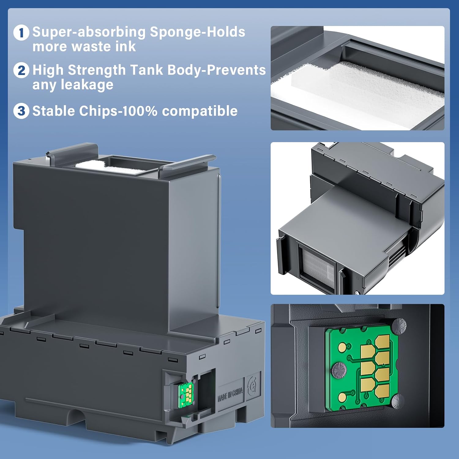 Detalle de Osinkjet OS-T04D1 Maintenance Box for Select Epson EcoTank and WorkForce Printers