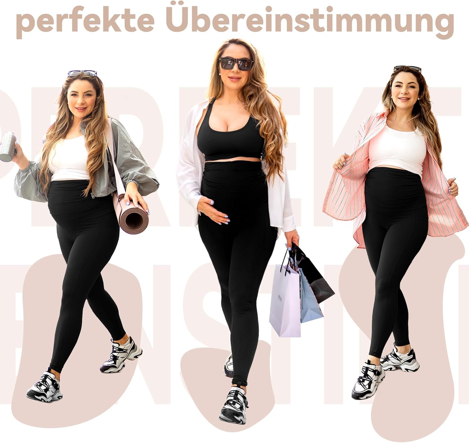 Thumbnail 5 de Walifrey Umstandsleggings High Waist Schwarz