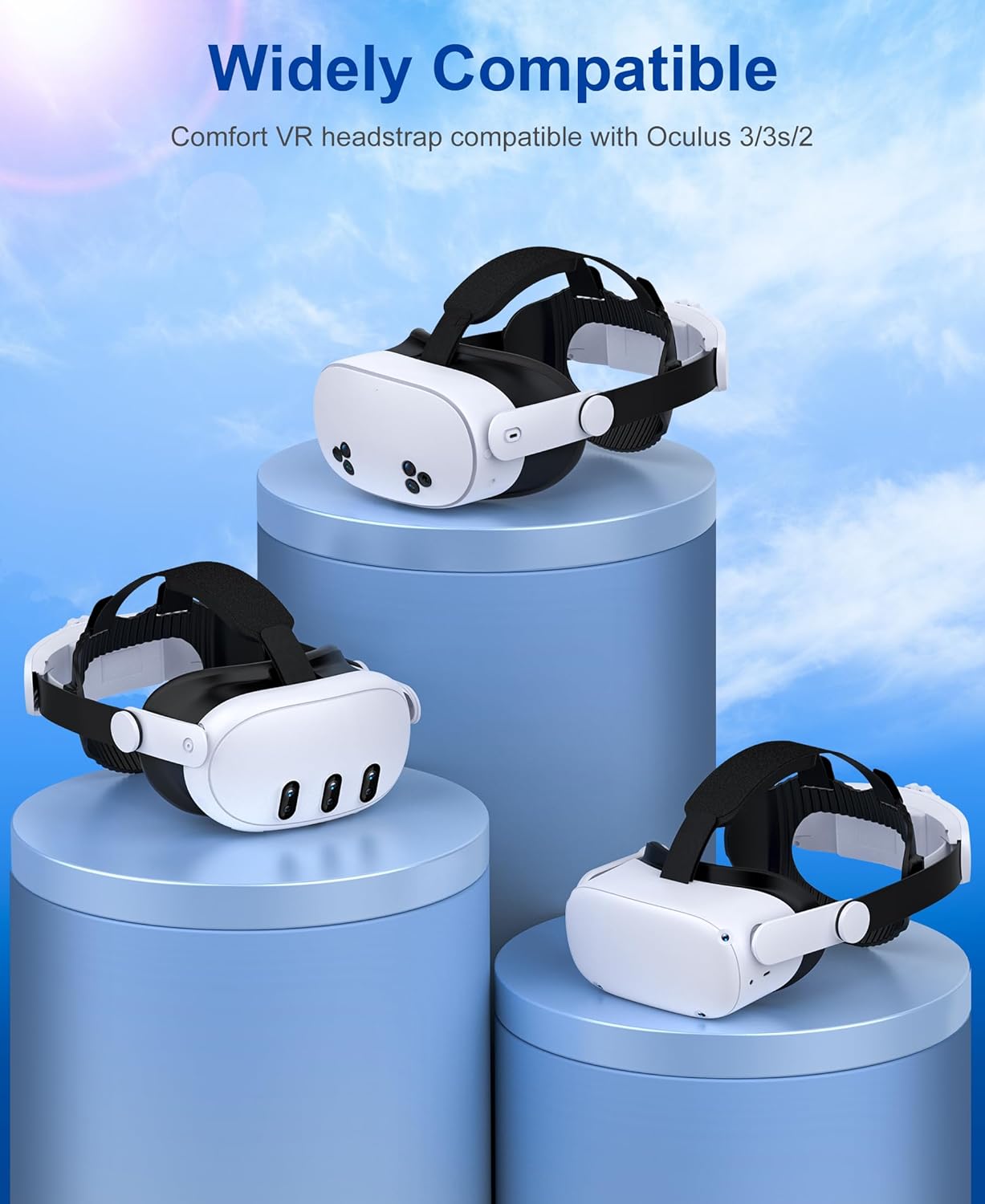 Thumbnail 3 de ALEEMTRY Adjustable Head Strap Replacement for Meta Quest 3S/Quest 3/Quest 2