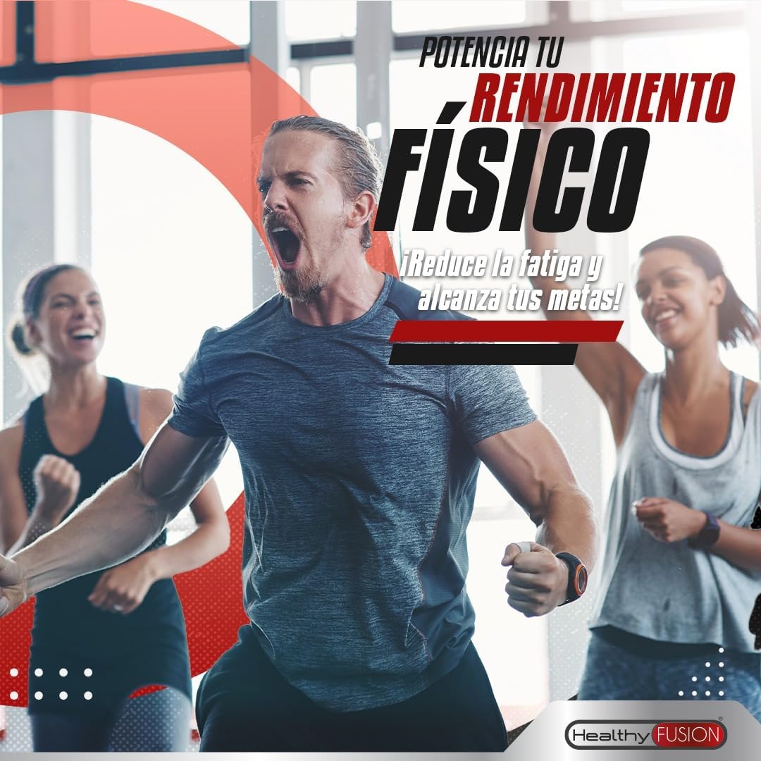 Detalle 2 de Healthy Fusion Perfor Activ ⚡ Pre-Entreno, 60 cápsulas