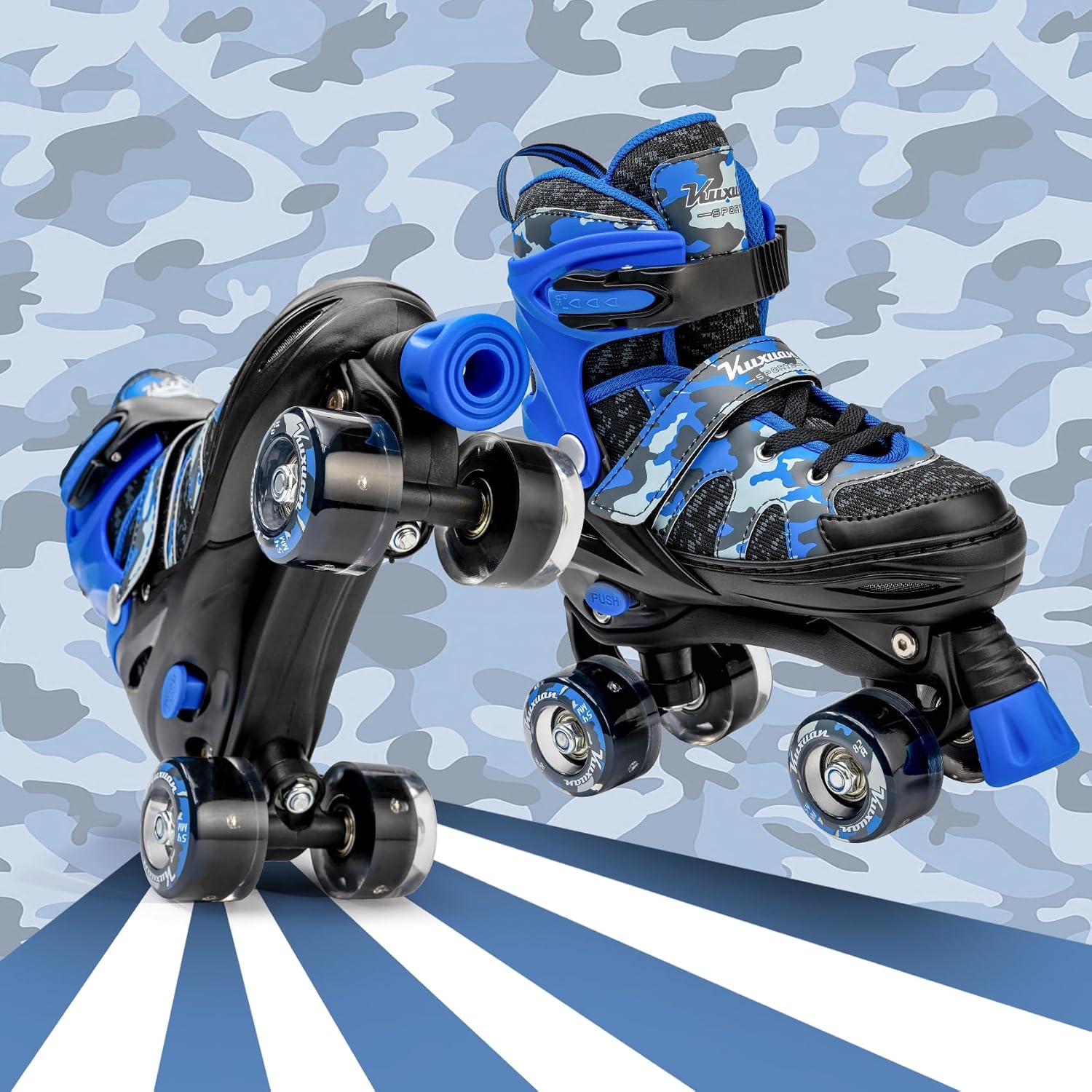 Detalle de Kuxuan Adjustable Kids' Roller Skates