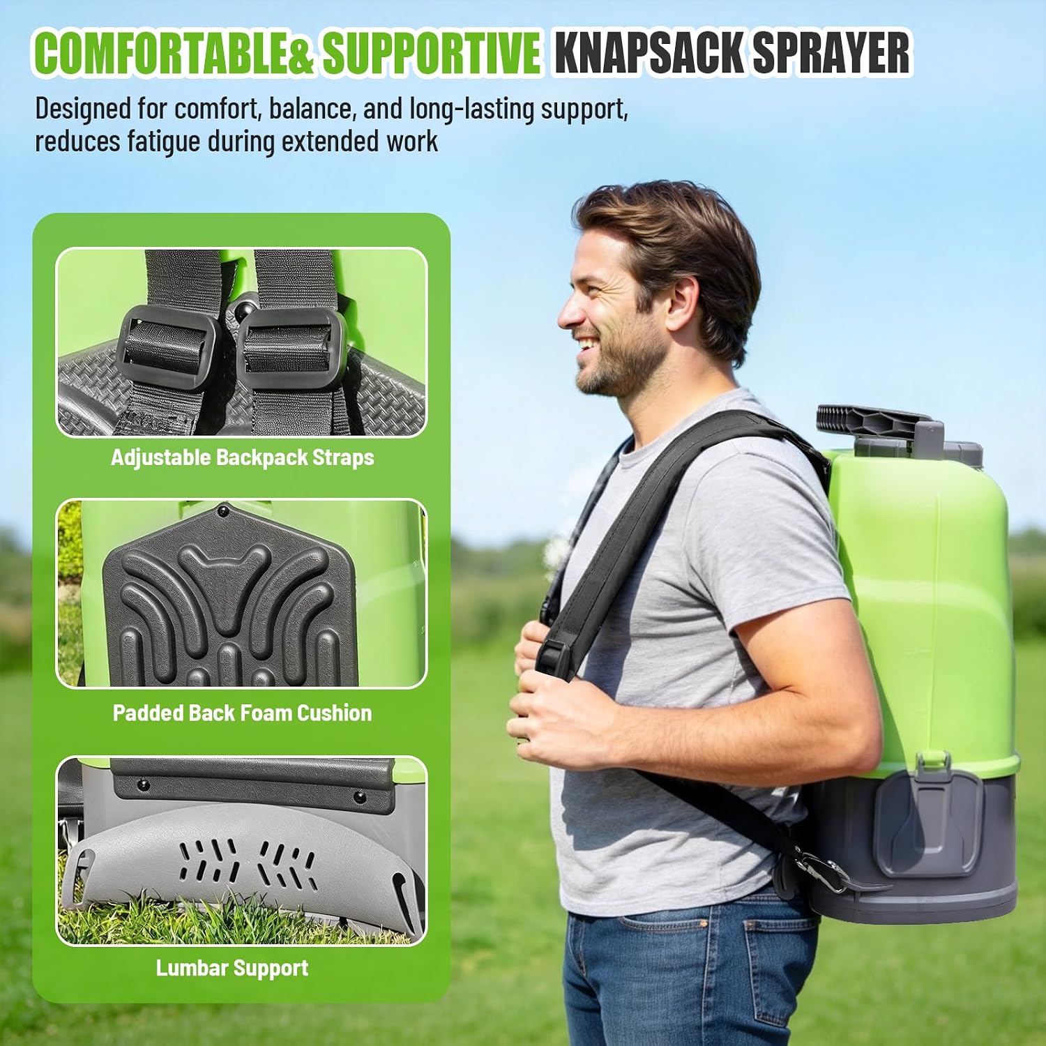 Thumbnail 4 de SYLSTAR 16L Battery Powered Knapsack Sprayer review: practical cordless garden care