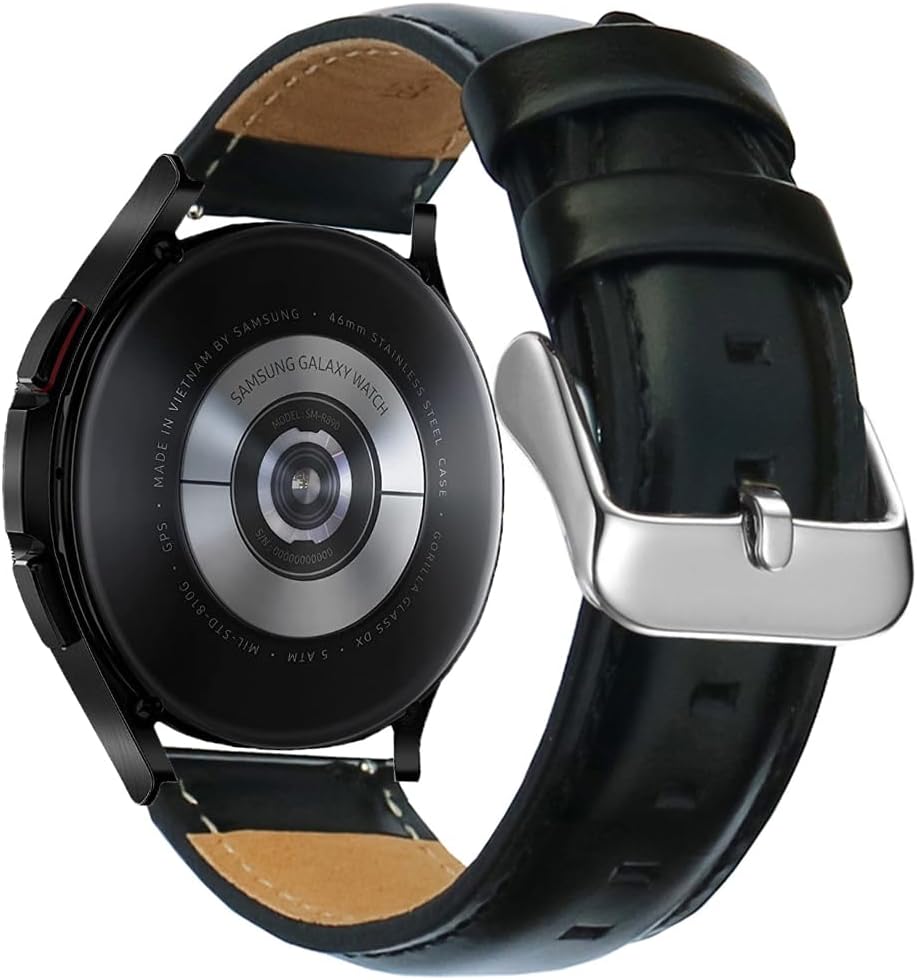 Detalle de OTOPO Leather Strap 20mm for Galaxy Watch 44mm