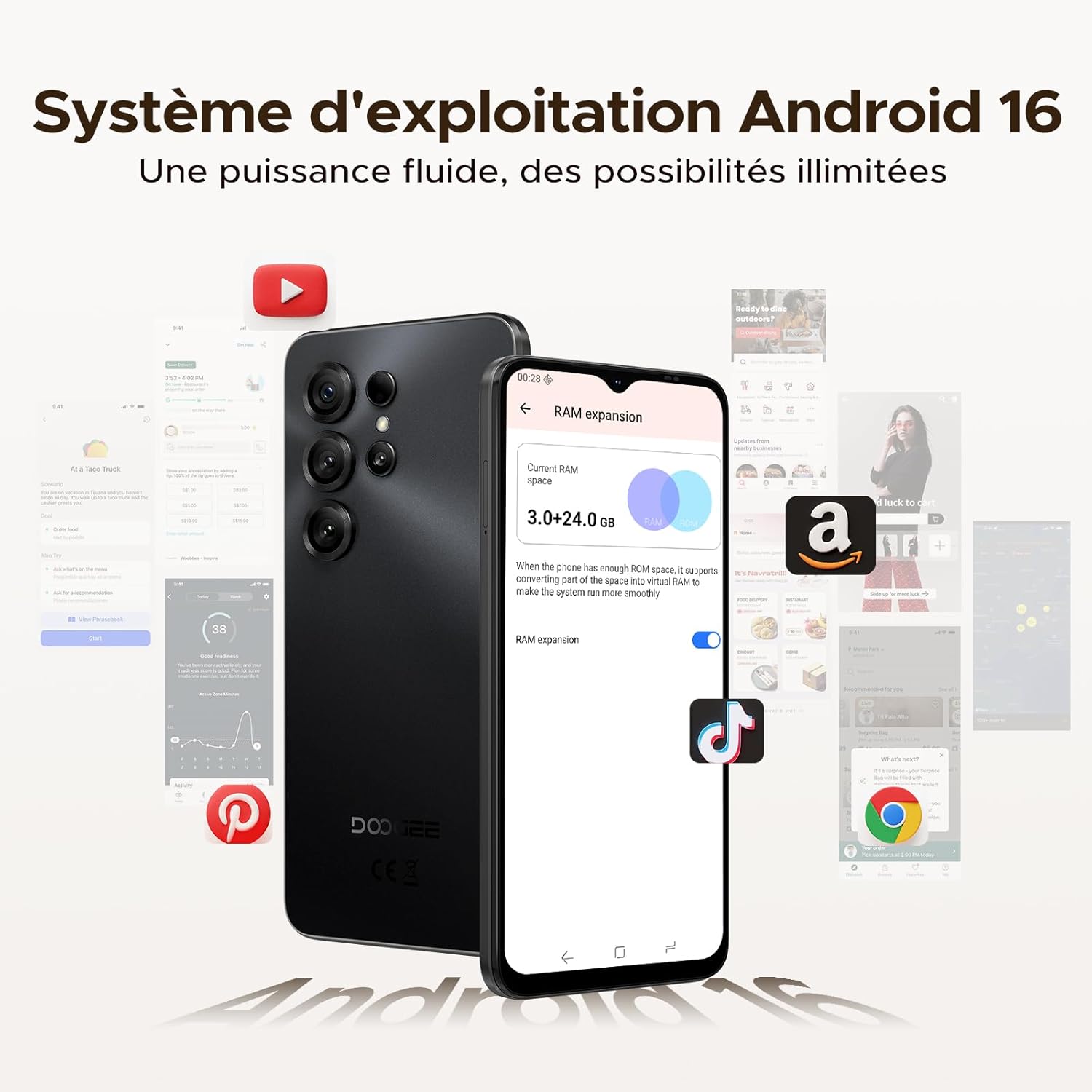 Thumbnail 4 de DOOGEE NOTE56 X smartphone 6150mAh