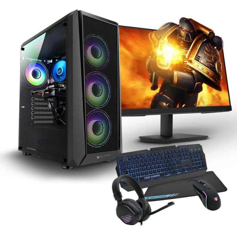 Detalle de PC Racing Daitona AMD Ryzen 5 5600G 32GB/1TB SSD + Monitor 27" Windows 11 Pro Gaming Pack