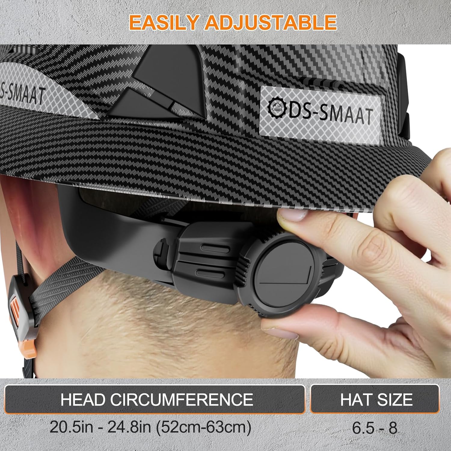 Thumbnail 4 de DS-SMAAT Structure Full Brim Hard Hat with Cooling Towel 6-point 🪖