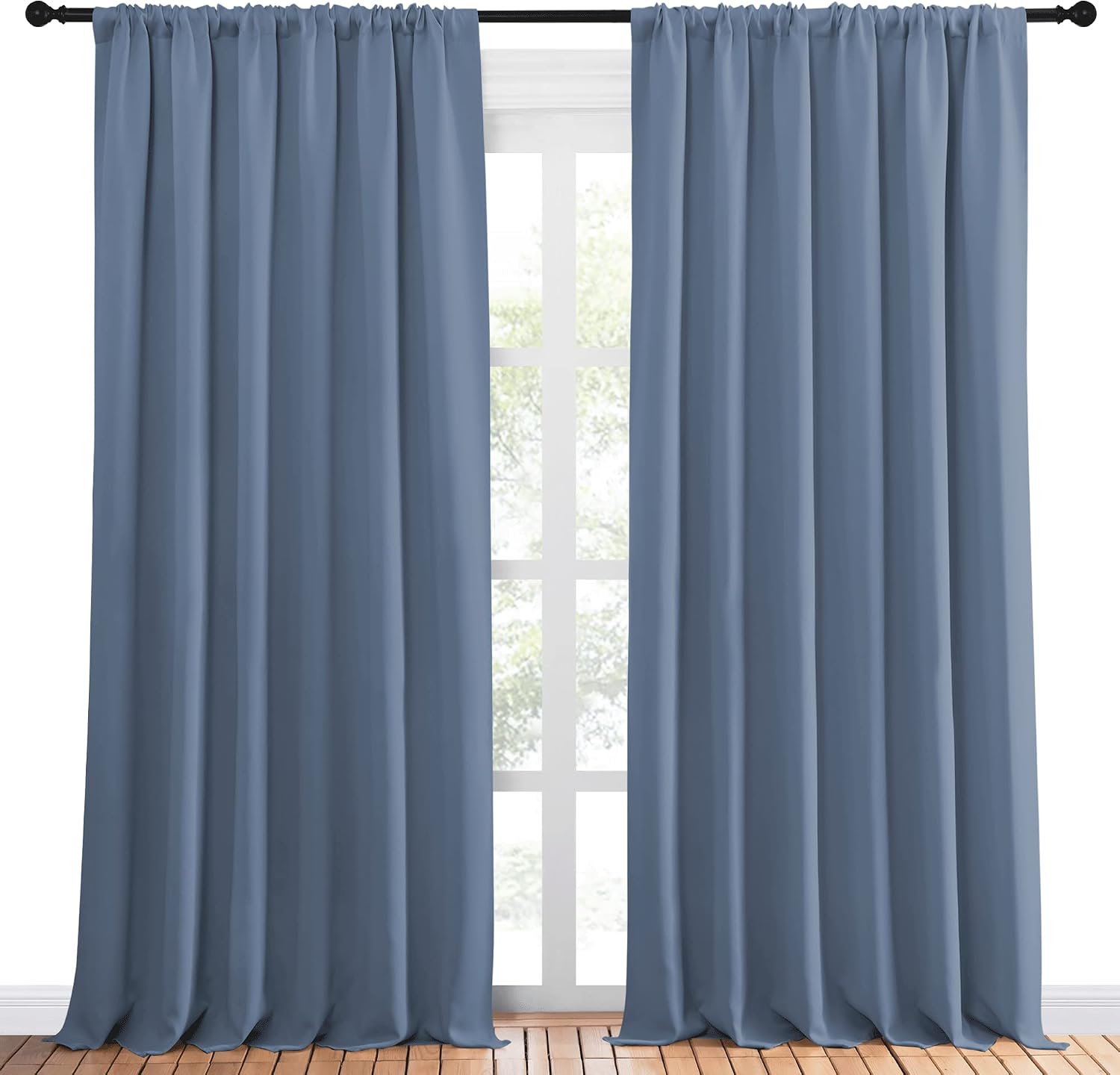 Detalle 2 de NICETOWN Blackout Curtains, 70 by 95 Inches