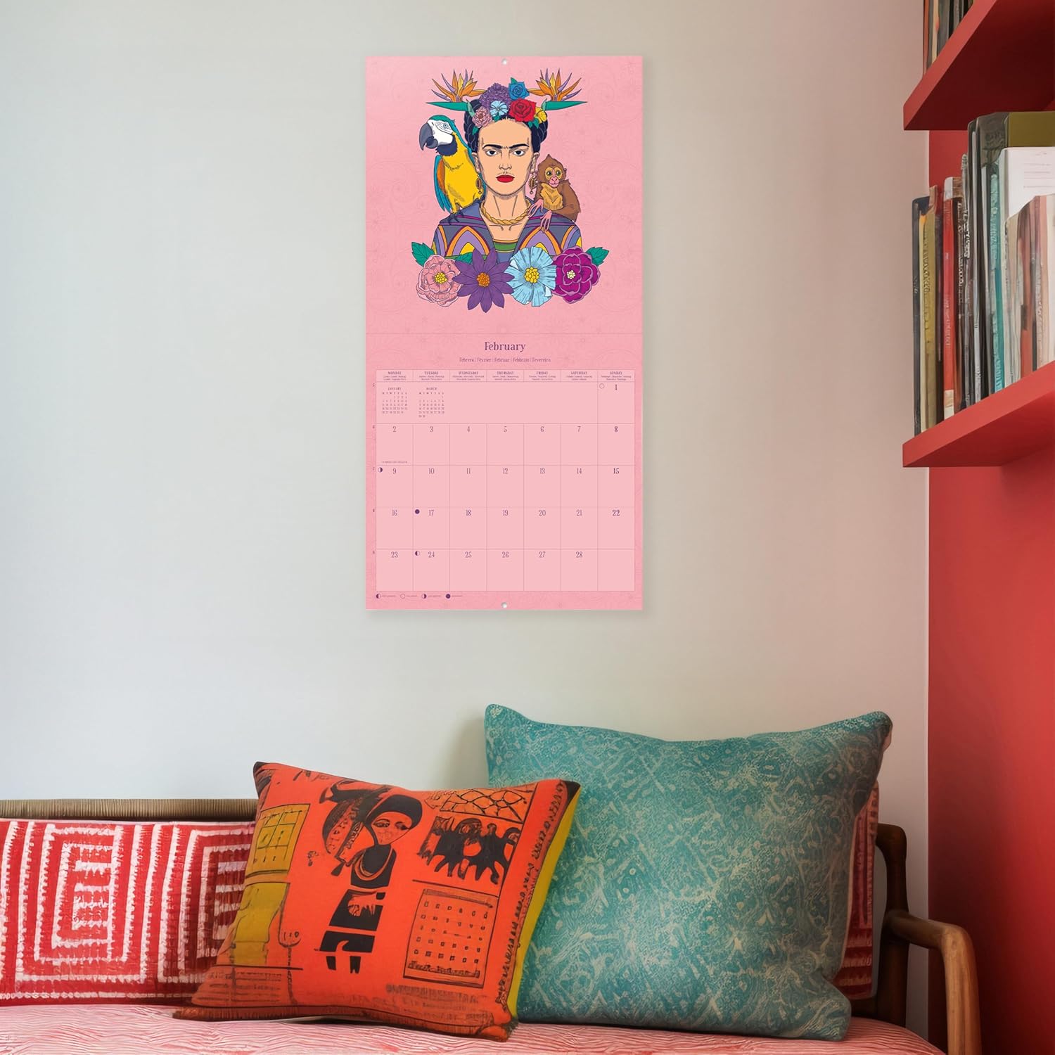 Thumbnail 3 de Grupo Erik Calendario 2026 Frida Kahlo 30×30 cm 🗓