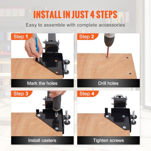 Thumbnail 4 de VEVOR Base Móvil 181,4 kg soporte universal