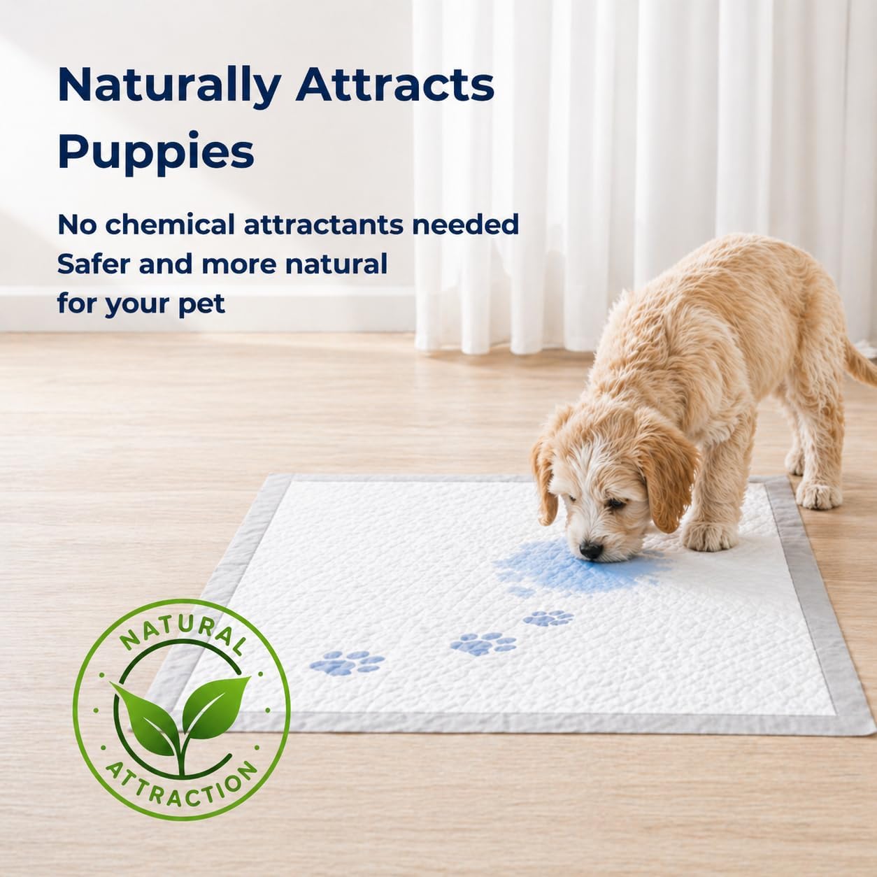Thumbnail 6 de Petcroft Puppy Training Pads 60 × 60 cm (Pack of 50) with Sticky Tabs