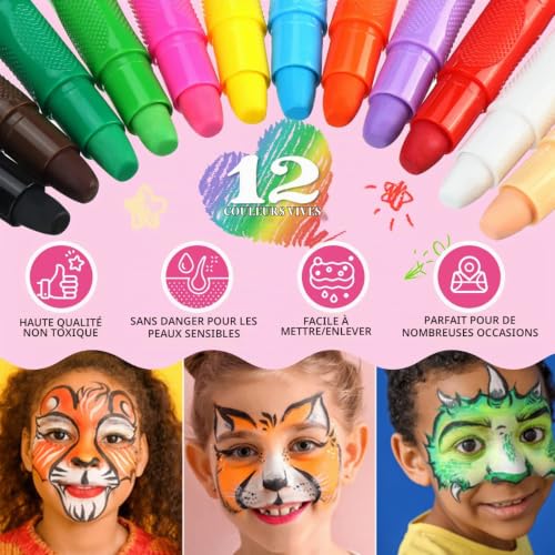 Thumbnail 1 de Beesjuy crayons de maquillage enfant, 12 couleurs