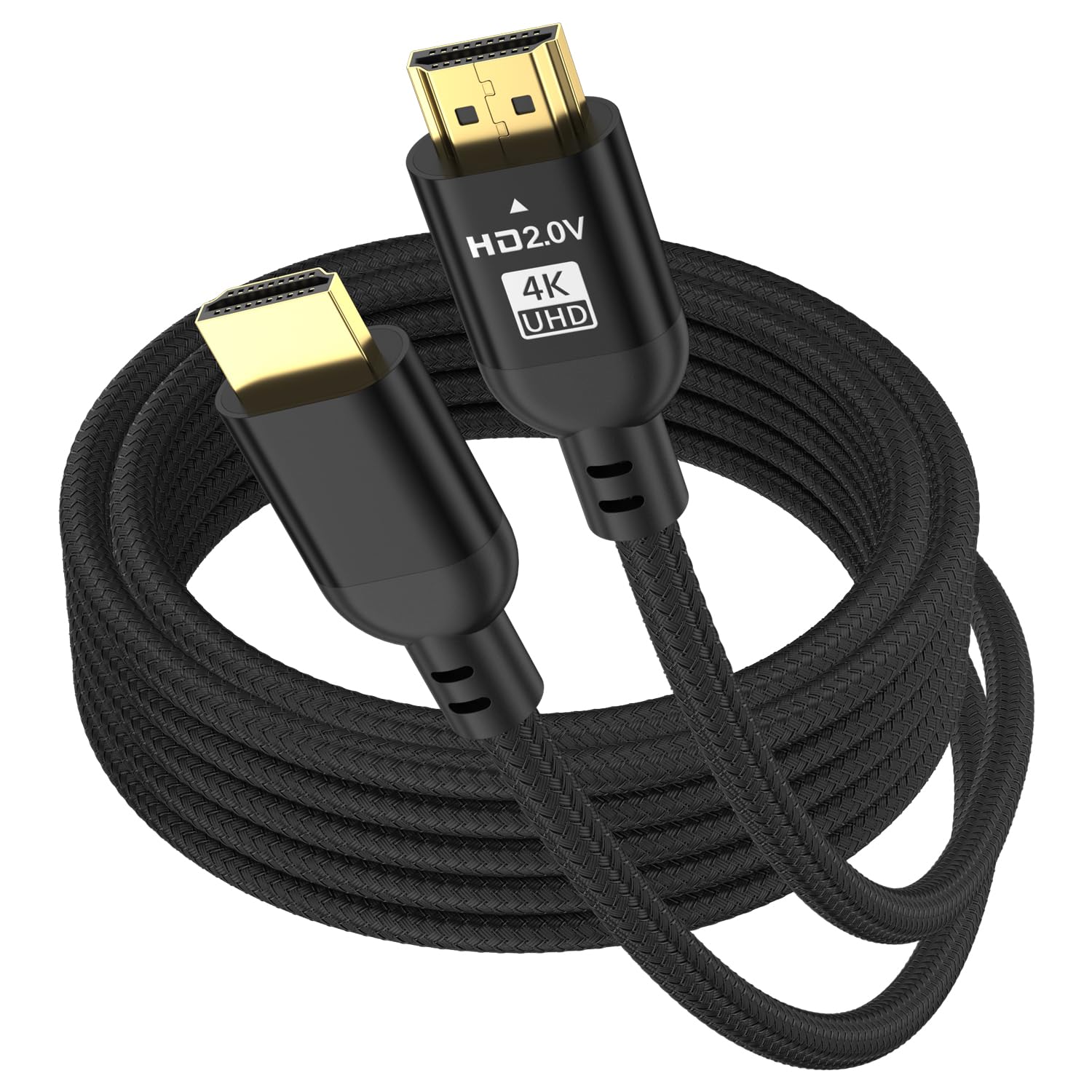 Detalle de Diyanisly 35FT 4K HDMI Cable (High Speed 2.0) — Long-Reach, Braided, 4K@60Hz with ARC/Ethernet