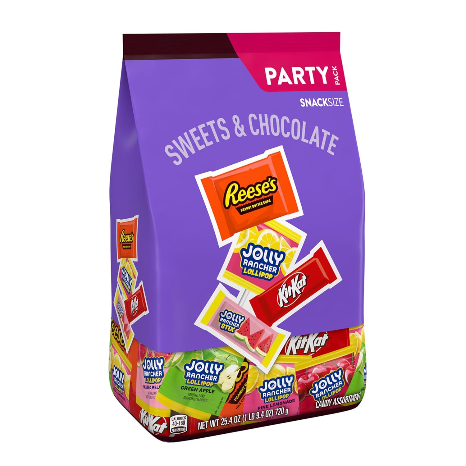 Thumbnail 2 de HERSHEY'S JOLLY RANCHER, KIT KAT & REESE'S Snack Size Candy Party Pack, 25.4 oz