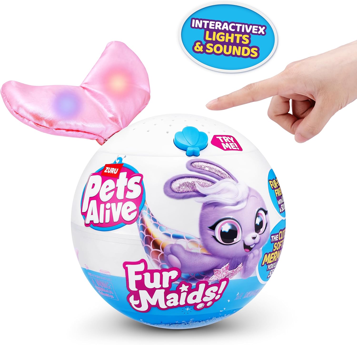 Thumbnail 3 de Pets Alive Furmaids de ZURU Peluche Sirena Interactiva 🧜‍♀