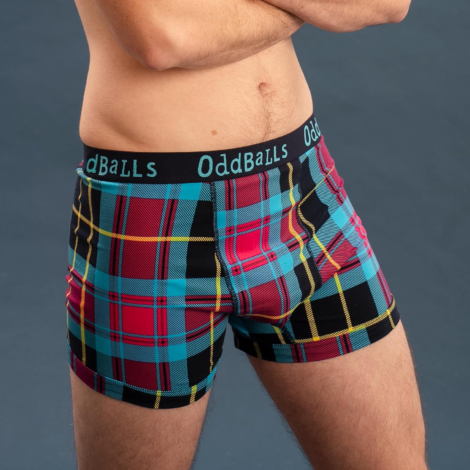 Thumbnail 1 de OddBalls Men’s Boxers Multipack (3) – Classic Fit Cotton Boxer Briefs with Elastic Waistband