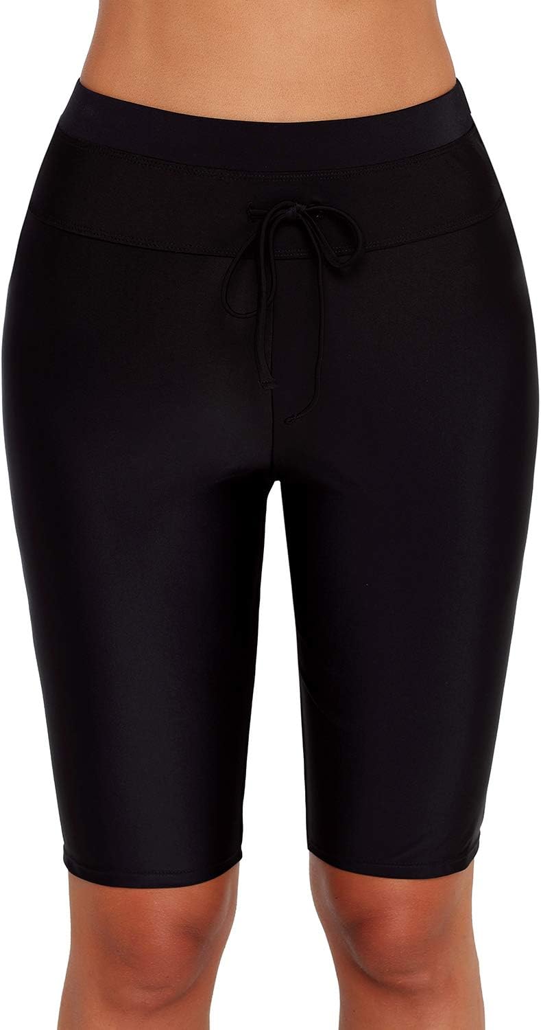 Thumbnail 6 de ECUPPER Womens Swimming Leggings Shorts Knee Length Capris Swimsuit Pant – Plus Size