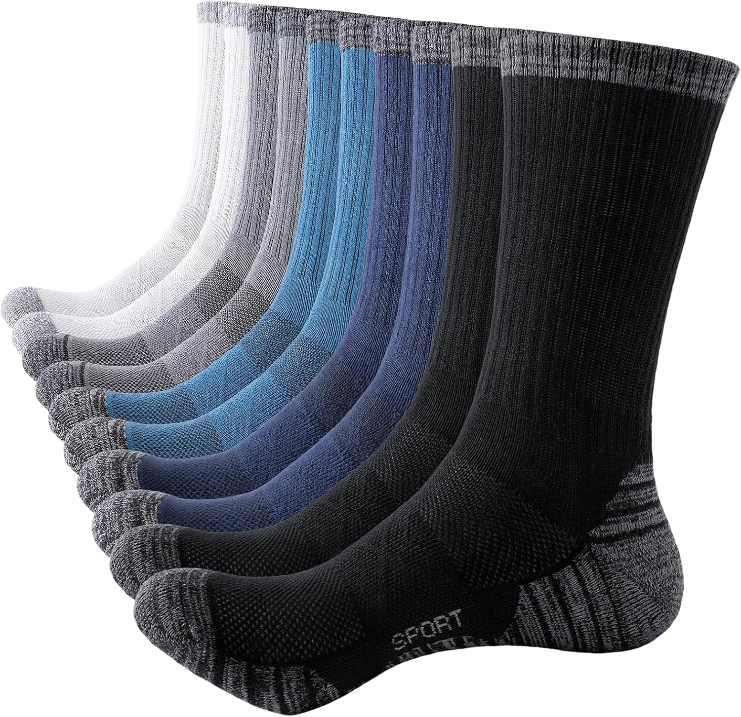 Detalle de SockWaddles cushioned sport socks 5 pairs