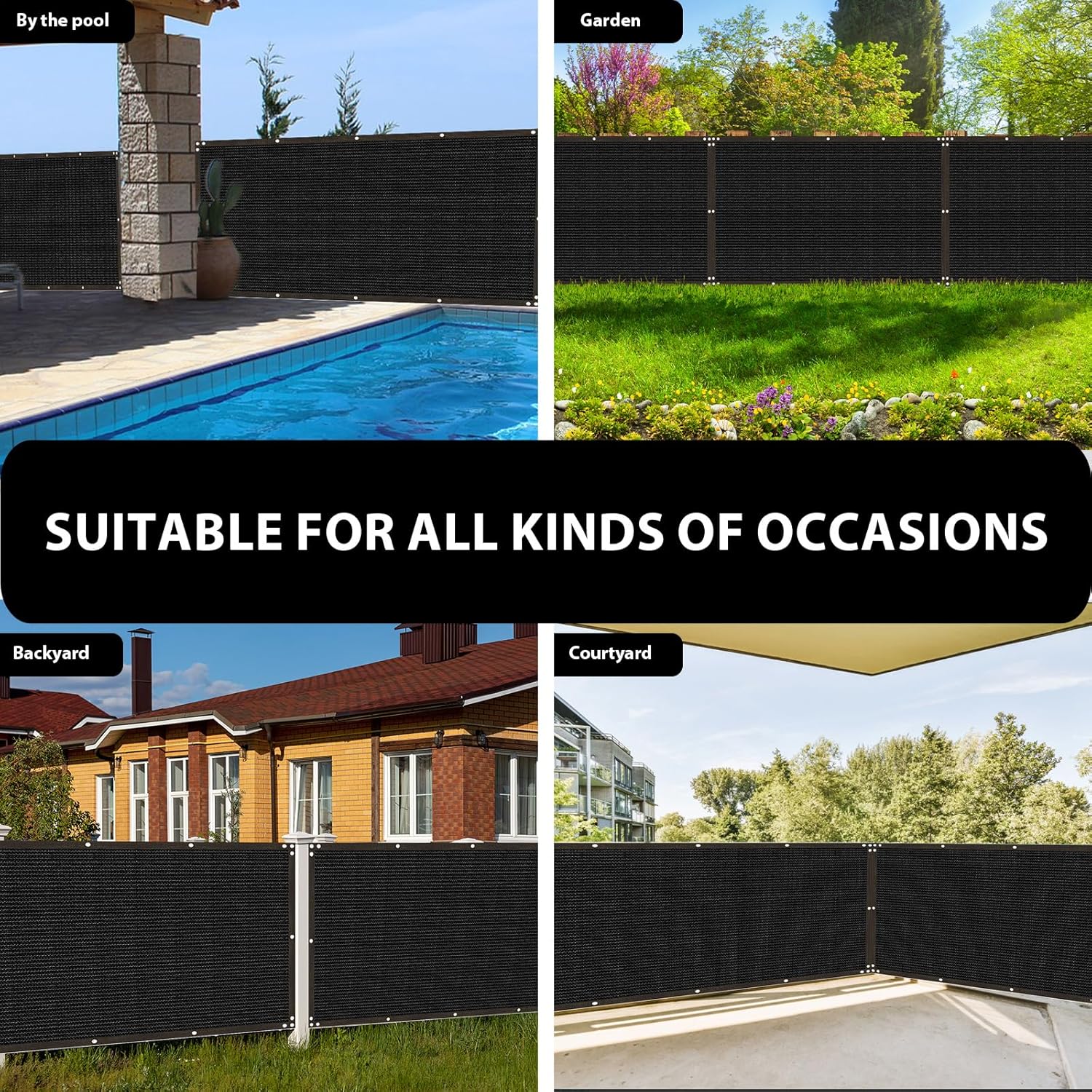 Thumbnail 6 de Dellna Fence Privacy Screen, 6x50Ft 🚪