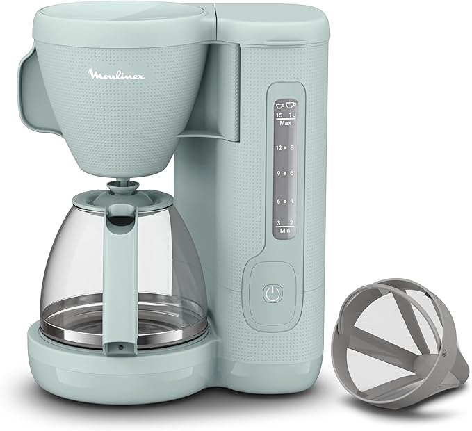 Detalle de Moulinex Morning Plus ☕️ Cafetera de filtro 1.25L, antigoteo