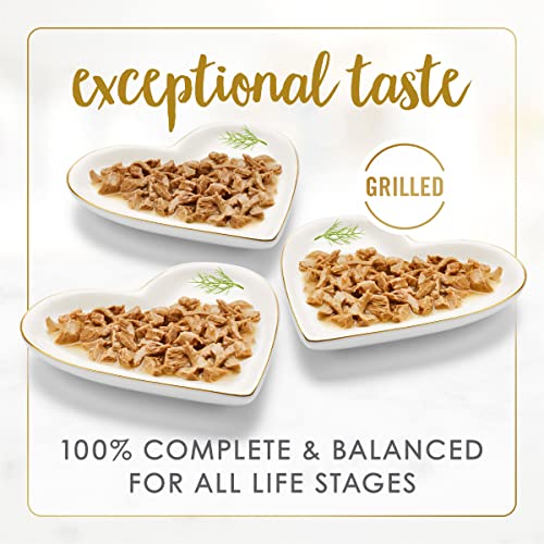 Detalle 2 de Purina Fancy Feast Grilled Seafood Wet Cat Food, 3 oz Cans – 24-Pack