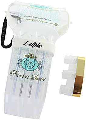 Detalle de L-style fl00697 Princess Series logo KRYSTAL ONE Clear ダーツケース 3分割・ドロップインタイプ