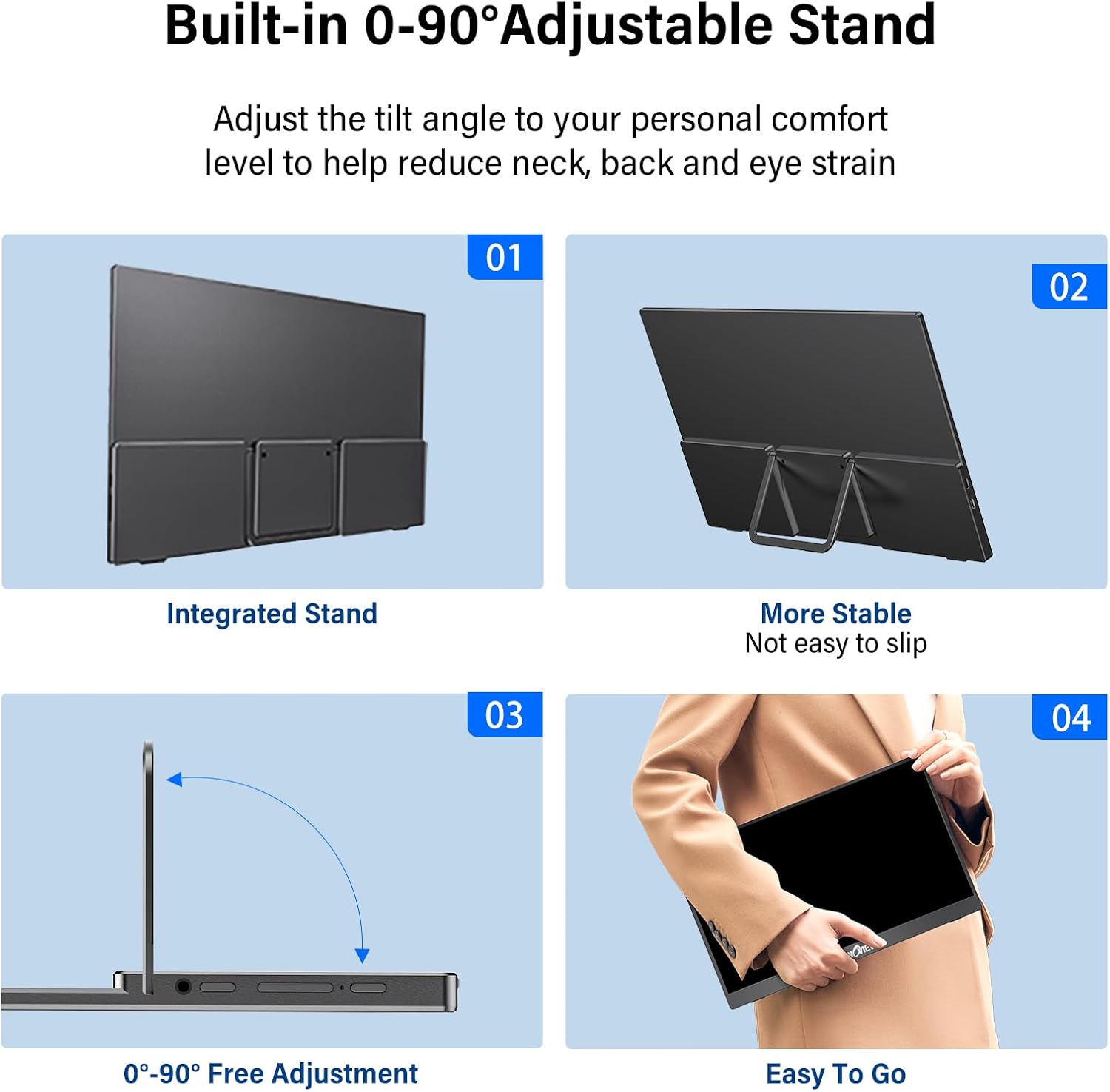 Thumbnail 5 de InnoView Portable Monitor Touchscreen 15.6" 1080P