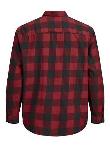 Thumbnail 1 de Jack & Jones Jjegingham Camisa L/S Ps Noos Roja 5XL