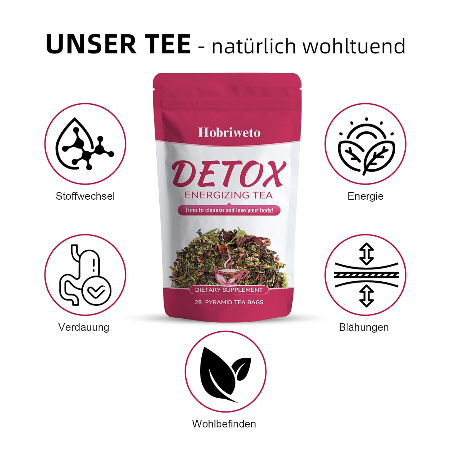 Thumbnail 4 de Detox Kräutertee 28 Teebeutel zum Abnehmen