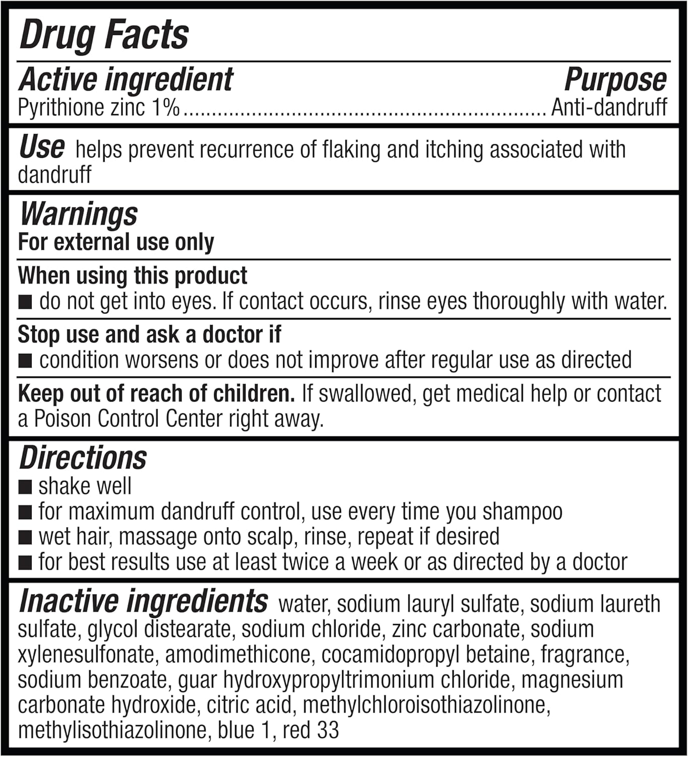 Thumbnail 3 de Amazon Basics Anti-Dandruff Shampoo for Itchy Scalp (pH Balanced, Paraben-Free, 28.2 fl oz)