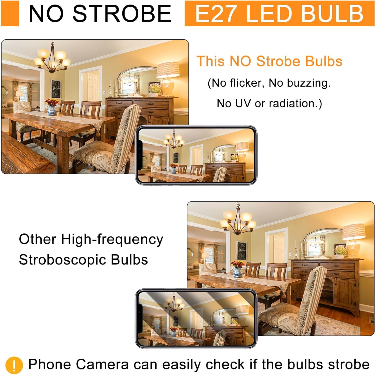 Thumbnail 6 de TZHILAN E27 LED Lampe – Ersatz für Osram 60W Halogenlampe, 6W, 806 lm, Warmweiß, E27, 6er-Pack