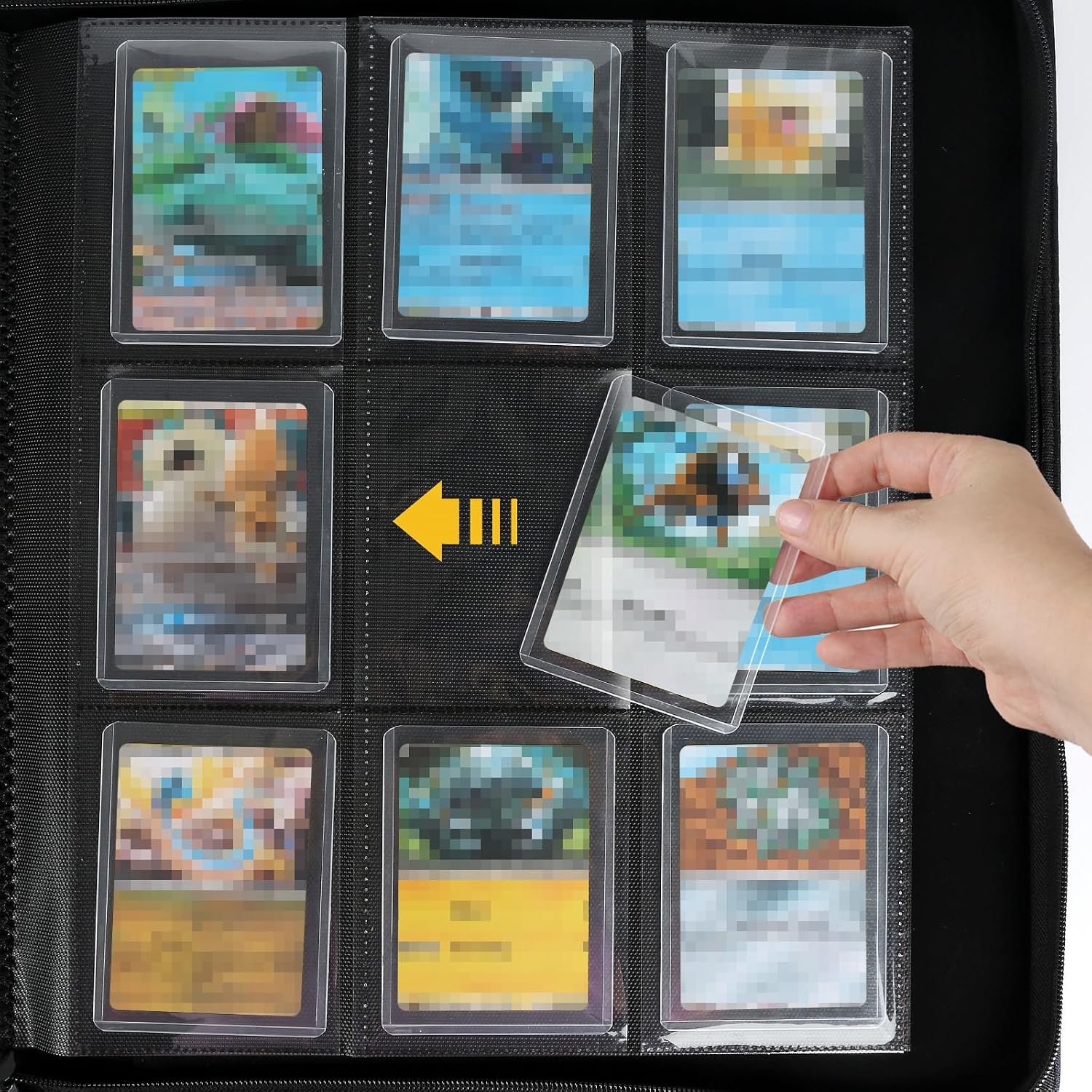 Detalle de Toploader Storage Binder 9 Pocket Ringless Side Loading – 288 Card Capacity