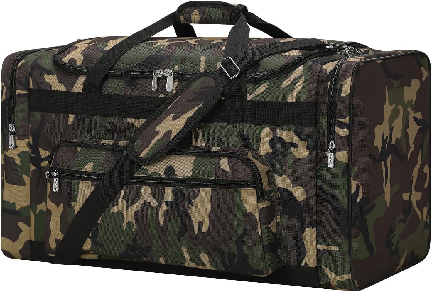 Thumbnail 6 de Sport Holdall Duffle Bag 55L – 55L Gym Duffle with Shoulder Strap (Black)