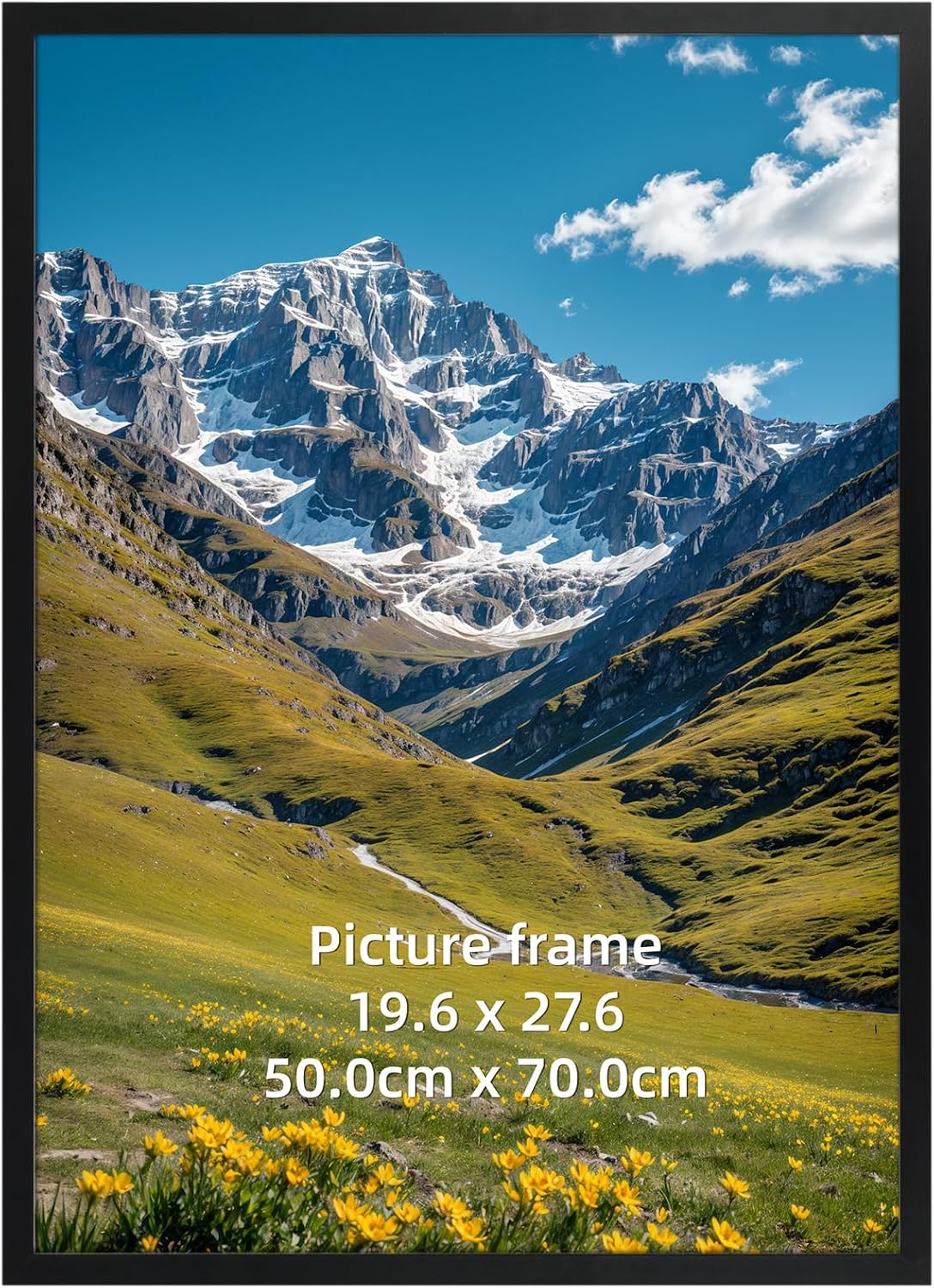 Detalle de Ditwis 50x70cm aluminium picture frame 🖼