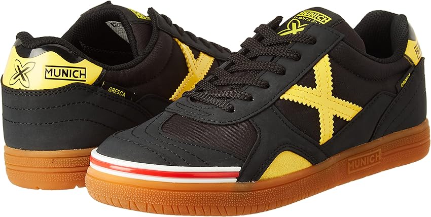 Thumbnail 6 de Munich Gresca Zapatillas Unisex Adulto 🏃‍♂️ Black Yellow 43 EU