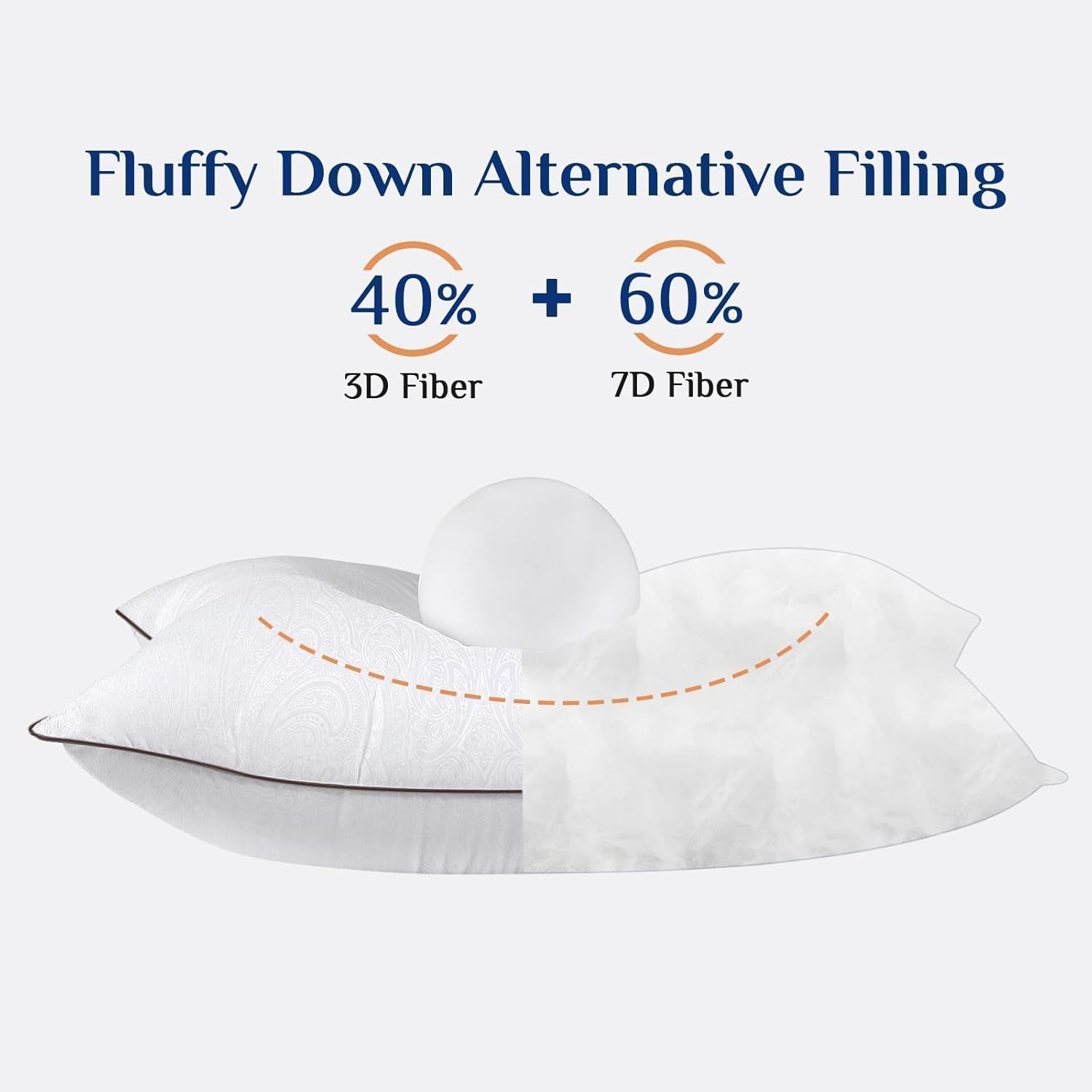 Thumbnail 2 de JOLLYVOGUE King Size Pillows Set of 2