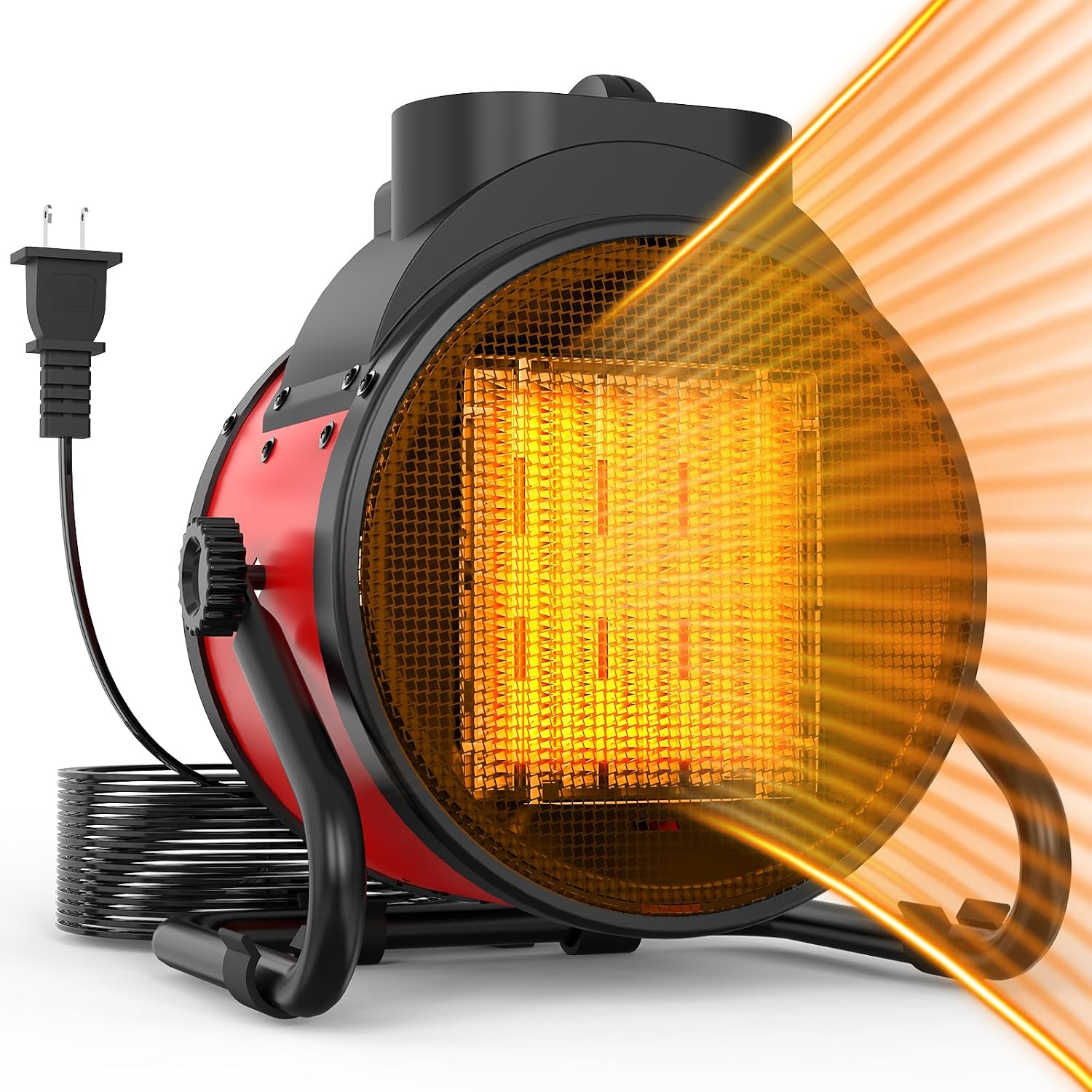 Detalle de SEEYANG YXC-150R 1500W Portable Electric Heater, 3 Modes, Red