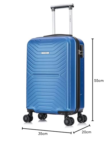 Thumbnail 9 de FLYMAX 55x35x20 Cabin Suitcase: Lightweight Hard Shell Carry-On for UK Airlines