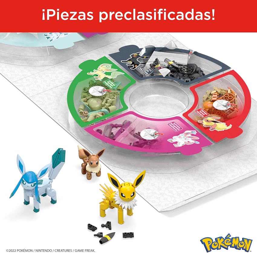 Thumbnail 3 de Mega Construx Pokémon Eevee Evoluciones - Juguete de Construcción 🧩