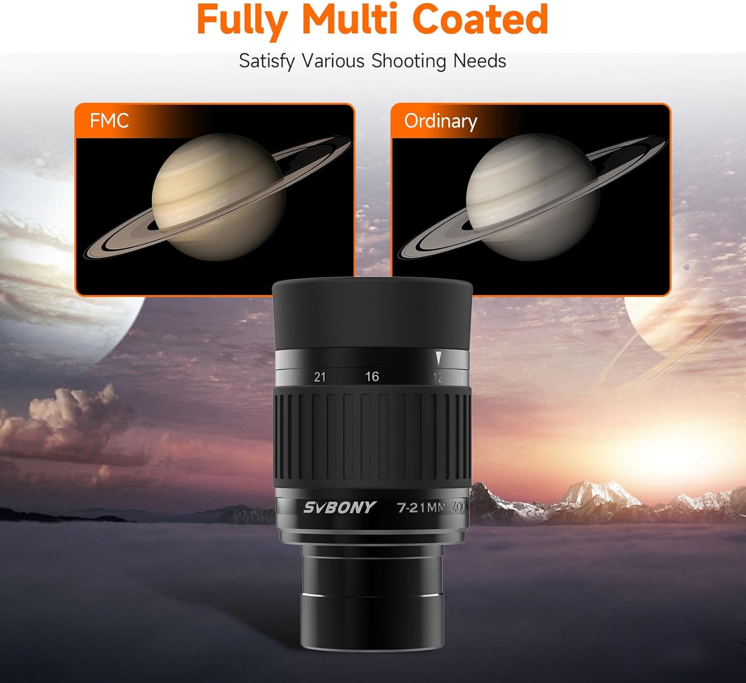 Thumbnail 4 de Svbony SV135 Oculaire Zoom 7–21 mm 1,25