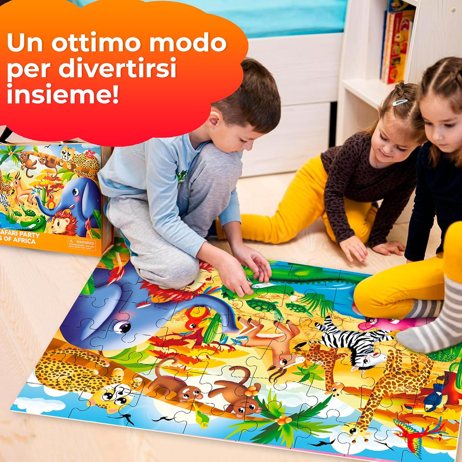 Thumbnail 5 de QUOKKA Puzzle gigante per bambini 48 pezzi 60x90 cm 🧩
