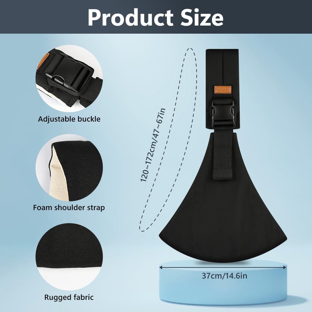 Thumbnail 1 de AOOWU Baby Carrier: Comfortable Cotton Sling for Newborns to Toddlers
