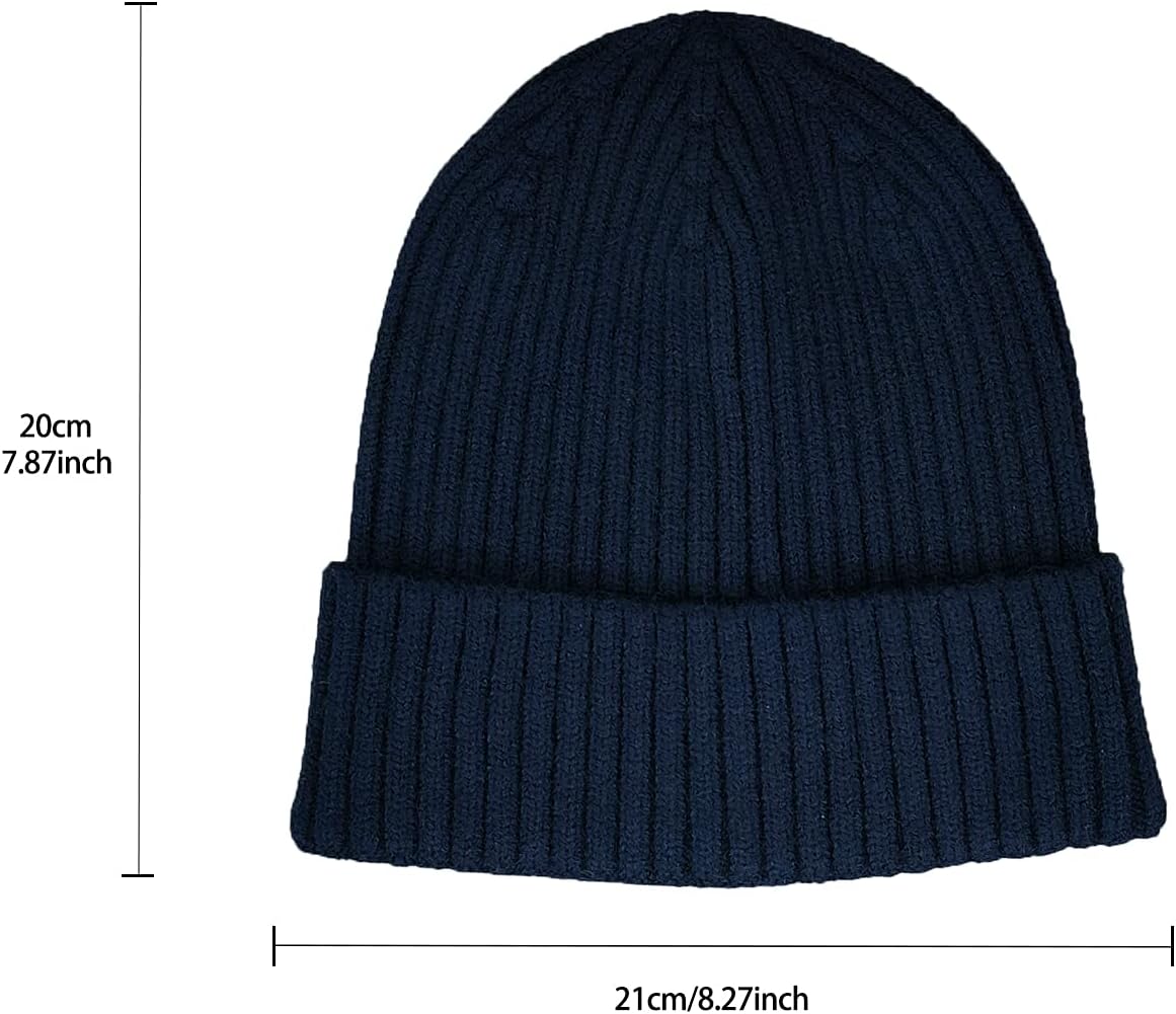 Thumbnail 4 de Irzaki Herren Beanie – Wintermütze mit Fleece-Manschette, Strickwolle und Totenkopf für Outdoor & Alltag