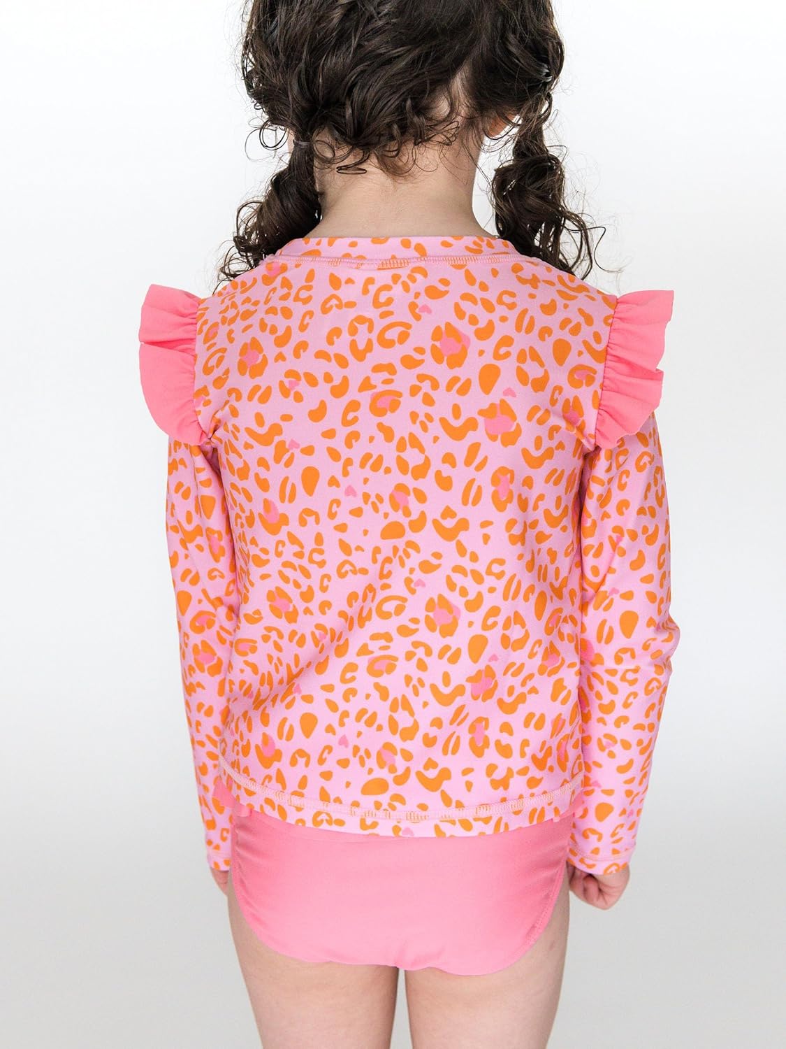 Detalle de RuffleButts Modern Skirted Rash Guard Bikini UPF 50+