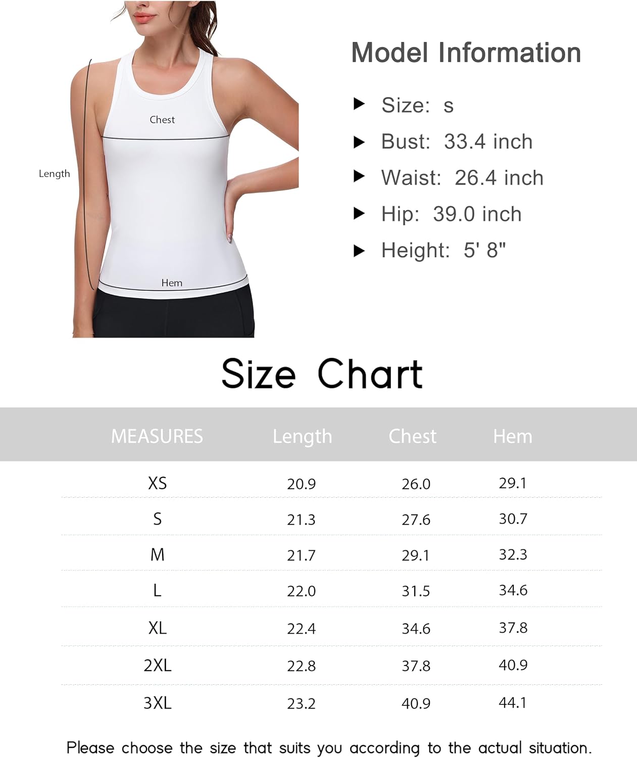 Thumbnail 6 de THE GYM PEOPLE Women's Racerback Gym Tank Top, 4-Way Stretch, Moisture-Wicking