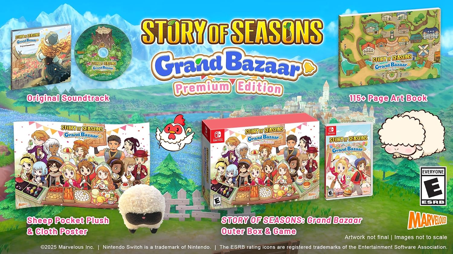 Thumbnail 1 de Story Of Seasons: Grand Bazaar Premium Edition Nintendo Switch用ゲームソフト 北米版
