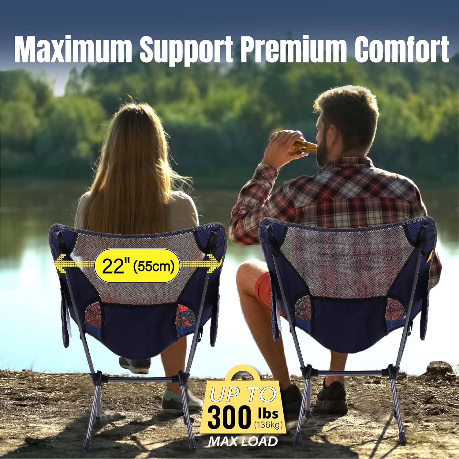 Thumbnail 3 de TREKOLOGY YIZI GO Camping Chair – Ultra-light, Compact Foldable Seat for Outdoors