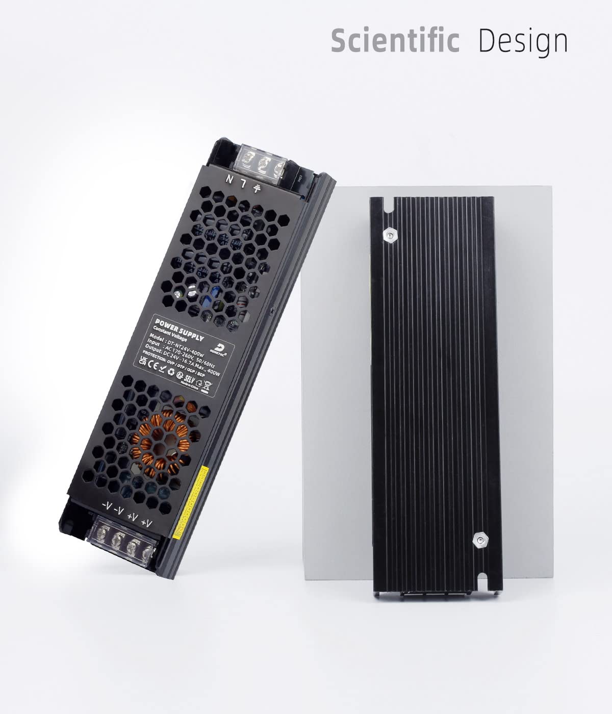 Thumbnail 6 de DUSKTEC 24V 400W LED Driver Transformer – Slim, Non-Dimmable Power Supply for 24V LED Lighting