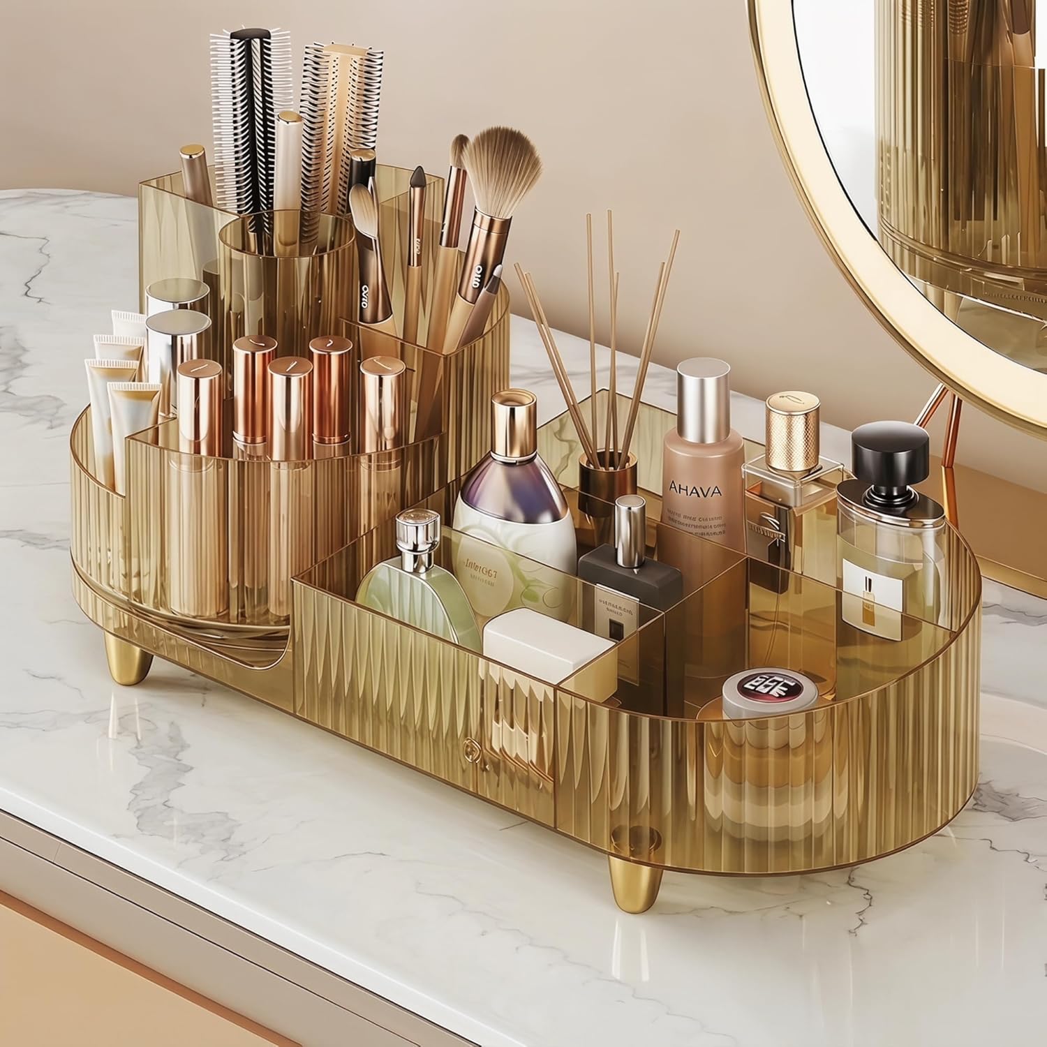 Detalle de Booklov Rotating Makeup Organizer, Acrylic
