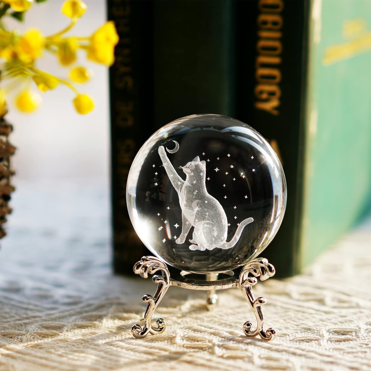Detalle de ZEERSHEE 60mm 3D crystal ball paperweight