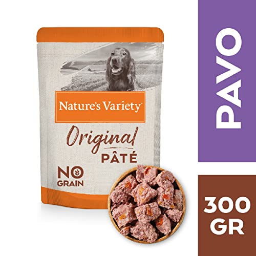 Detalle de Nature's Variety Original No Grain – Paté para perros adultos con pavo (sin cereales) 8 x 300 g